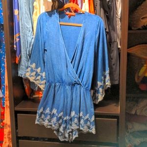 Saks 5th Ave Denim Cover-up